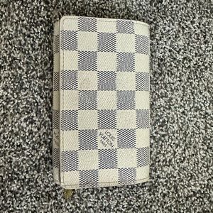 Louis Vuitton LV Wallet  Portefeiulle Tresor  White Damier Azur